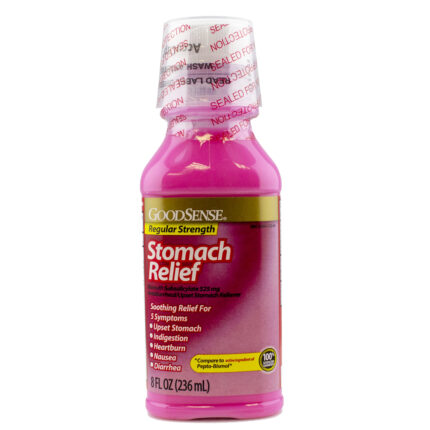 Goodsense Stomach Relief RS Bismuth Subsalicylate 525 Mg 8 Oz