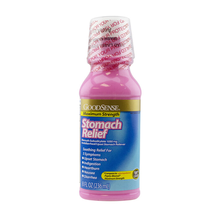Goodsense Stomach Relief Ms Bismuth Subsalicylate 1050 Mg 8 Oz - Image 1