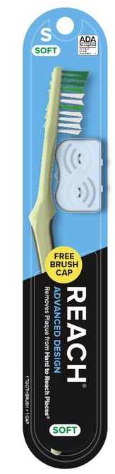 Reach Toothbrush Advanced Design W/Free Brush Cap Soft 1 Ct