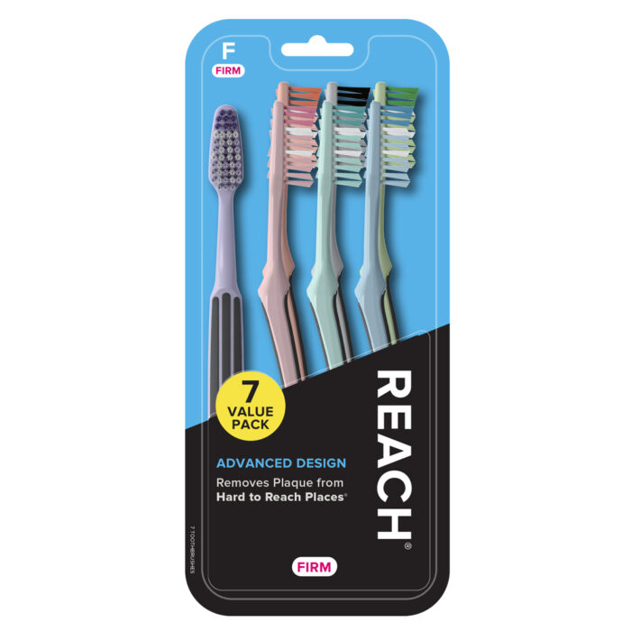 Reach Toothbrush Advanced Design Value Pack Firm 7 Ct - Image 1