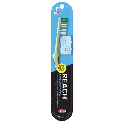 Reach Toothbrush Advanced Design W/Free Brush Cap Firm 1 Ct