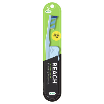 Reach Toothbrush Crystal Clean W/Free Brush Cap Soft 1 Ct