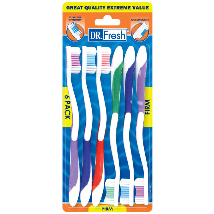 Dr. Fresh Toothbrush Firm 6 Ct - Image 1