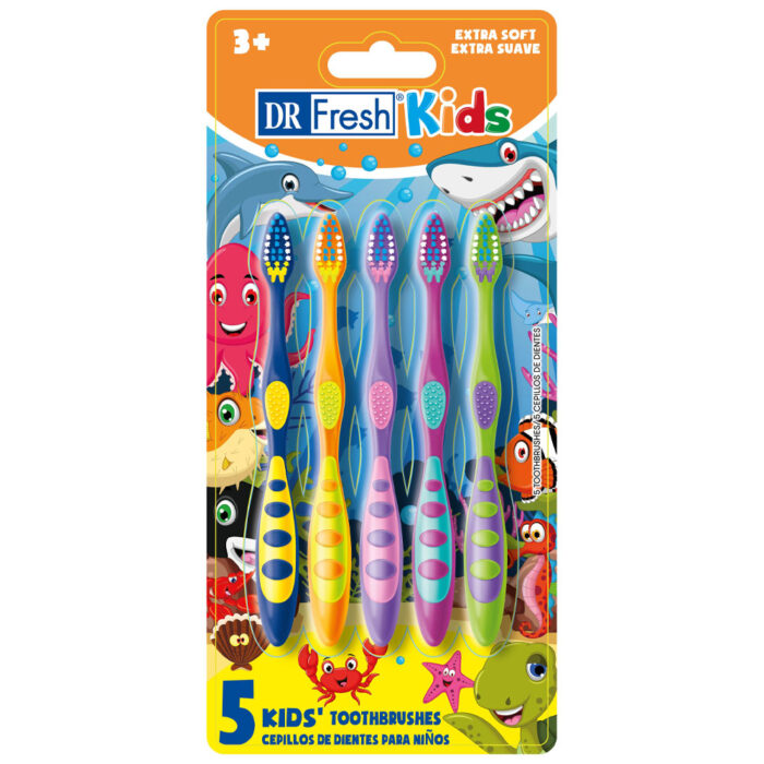 Dr. Fresh Toothbrush Kids Extra Soft 5 Ct - Image 1