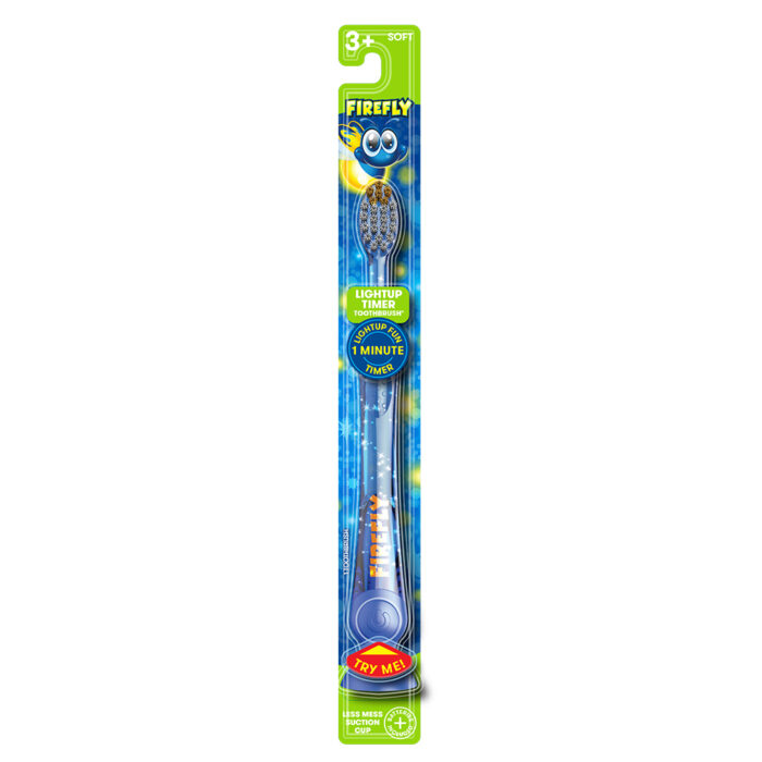 Firefly Toothbrush Suction Cup Lightup Timer Soft 1 Ct - Image 1
