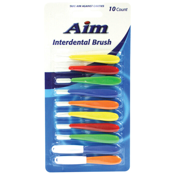 Aim Interdental Brush 10 Ct - Image 1