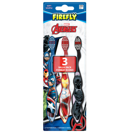 Firefly Toothbrush AvengeRS Soft 3 Ct