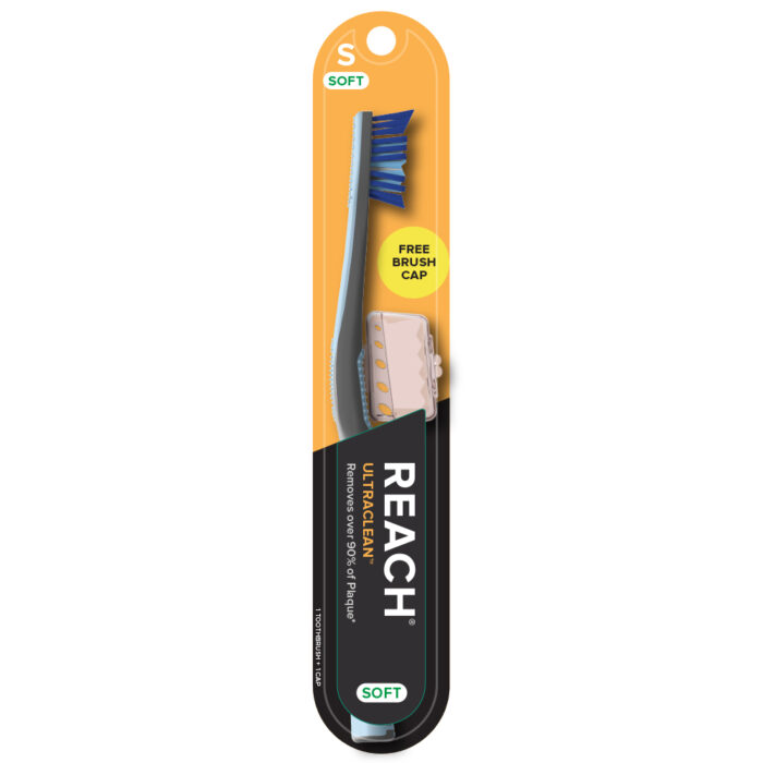 Reach Toothbrush Ultraclean W/Free Brush Cap Soft 1 Ct - Image 1