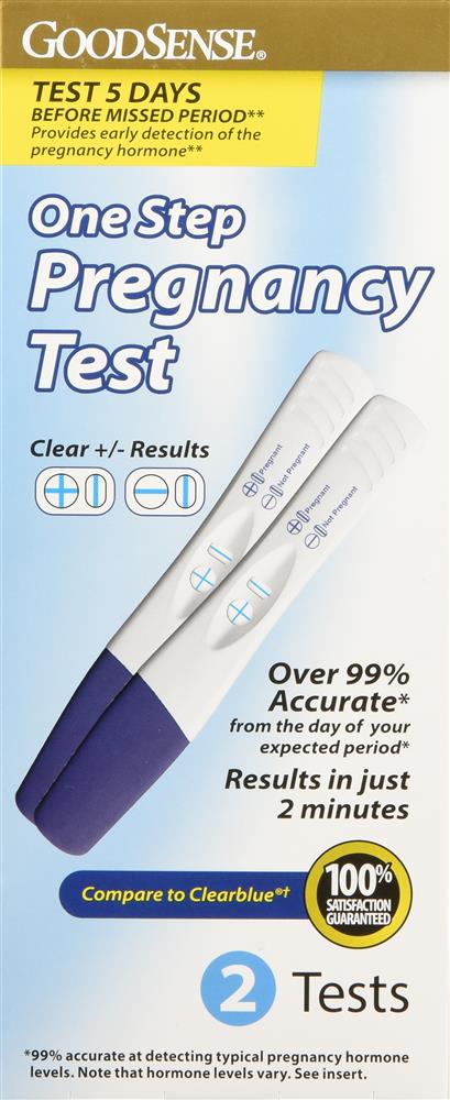 Goodsense One Step Pregnancy Test 2 Ct