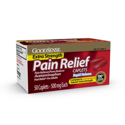 Goodsense Pain Relief XS 500 Mg Rapid Release Caplets 50 Ct