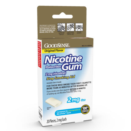 Goodsense Nicotine Gum Non-Ctd 2Mg Orig.  20 Ct