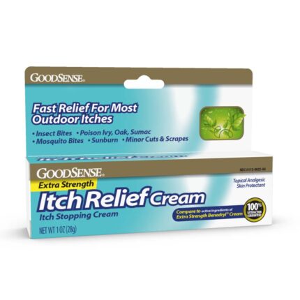 Goodsense Anti-Itch Diphenhydramine Cream Max Strength 1 Oz