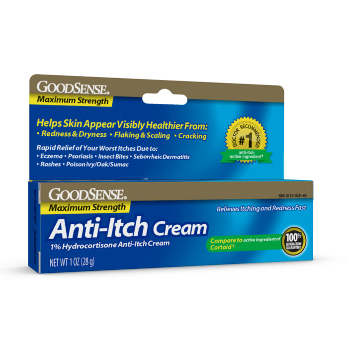 Goodsense Hydrocortisone 1% Anti-Itch Cream Max Strength 1 Oz - Image 1