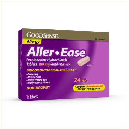Goodsense Aller Ease 180 Mg 24-Hour Non-Drowsy Tablets 15 Ct