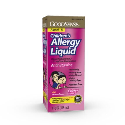 Goodsense Child'S Allergy Diphedryl 12.5 Mg Cherry 4 Oz