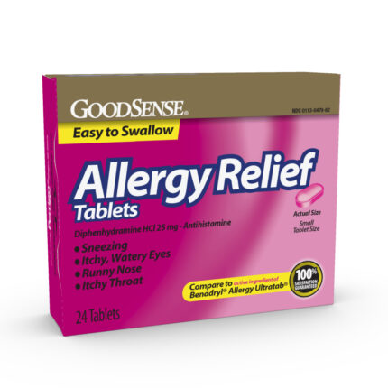 Goodsense Allergy Relief Diphedryl 25 Mg Tablets 24 Ct