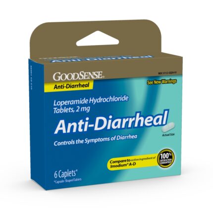 Goodsense Loperamide Hci 2 Mg Anti-Diarrheal Cplts 6 Ct