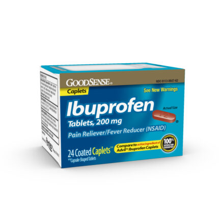 Goodsense Ibuprofen 200 Mg Coated Caplets 24 Ct