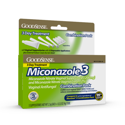 Goodsense Miconazole 3 Combo W/ Disposable ApplicatoRS + 0.32 Oz Tube