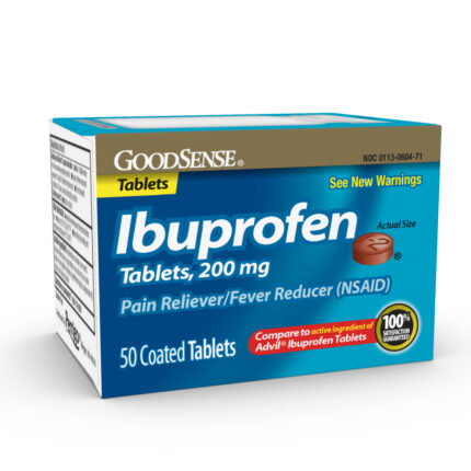 Goodsense Ibuprofen 200 Mg Brown Coated Tablets 50 Ct