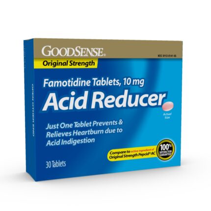 Goodsense Acid Reducer Famotidine 10 Mg Tablets 30 Ct