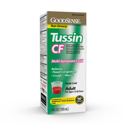 Goodsense Tussin Cf Multi Symptom Cold 4 Oz
