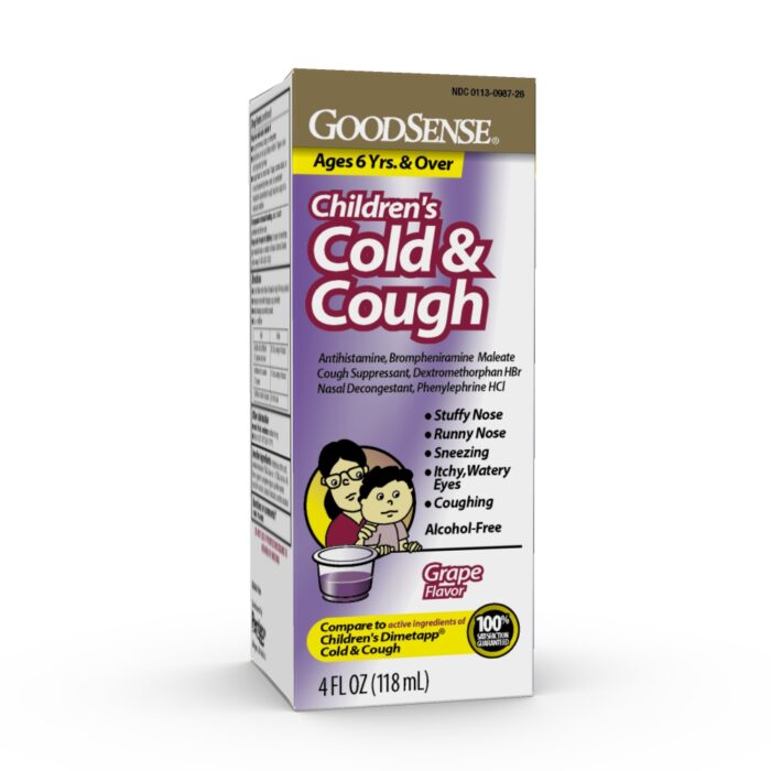 Goodsense Children's Cold & Cough Grape 4 Oz - Image 1