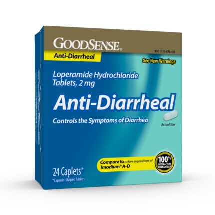 Goodsense Loperamide Hci 2 Mg Anti-Diarrheal Cplts 24 Ct