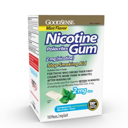 Goodsense Nicotine Gum Non-Ctd 2Mg Mint 110 Ct