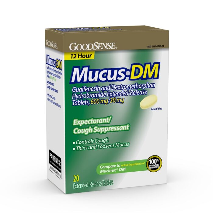 Goodsense Mucus Relief DM 600 Mg/30 Mg Er Tablets 20 Ct - Image 1