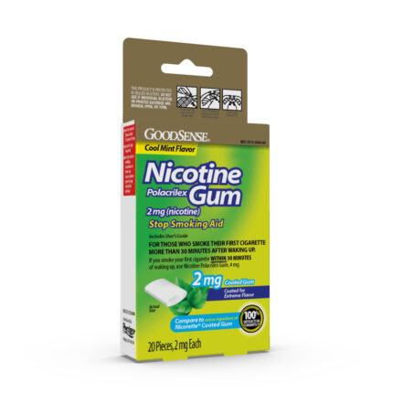 Goodsense Nicotine Gum Coated 2Mg Mint 20 Ct