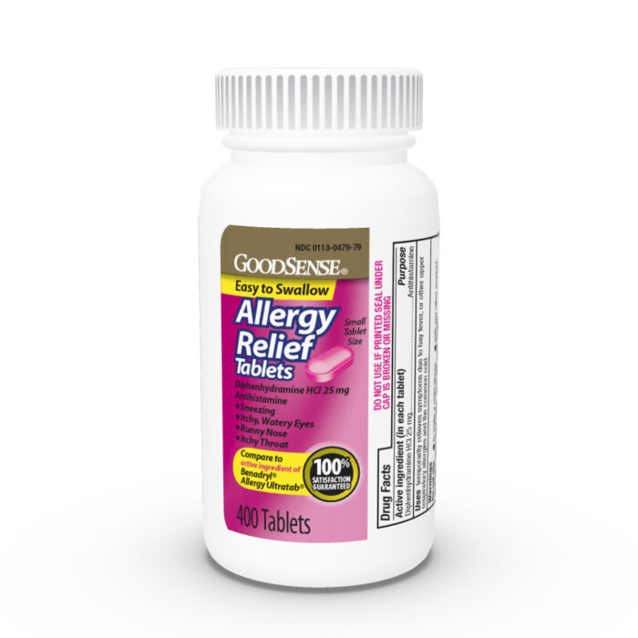 Goodsense Allergy Relief Diphedryl 25 Mg Tablets 400 Ct - Image 1