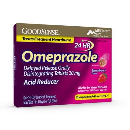 Goodsense Omeprazole 20 Mg Delayed Release Tablets Odt Strawberry 14 Ct NBB