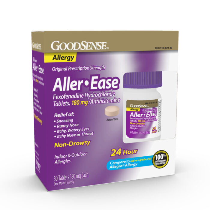 Goodsense Aller Ease 180 Mg 24-Hour Non-Drowsy Tablets 30 Ct - Image 1