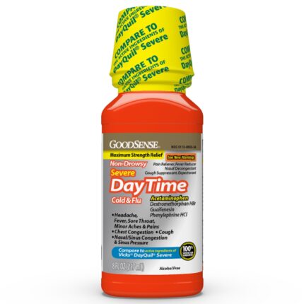 Goodsense Daytime Cold & Flu Non Drowsy Severe 8 Oz