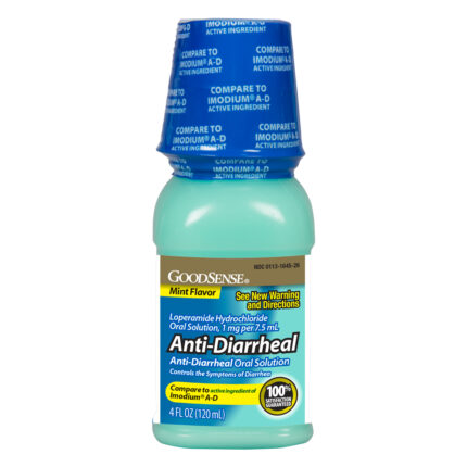 Goodsense Loperamide Hci 1 Mg Anti-Diarrheal Mint Liquid 4 Oz