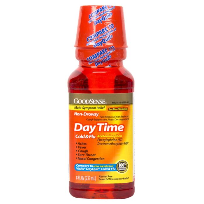 Goodsense Daytime Cold & Ful Non Multi Symptom Drowsy 8 Oz - Image 1