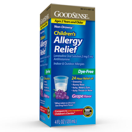 Goodsense Child Allergy Relief Loratadine 5 Mg Grape 4 Oz
