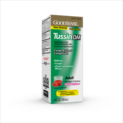 Goodsense Tussin DM Cough & Chest Congestion 20 Mg/200 Mg 4 Oz Rasp