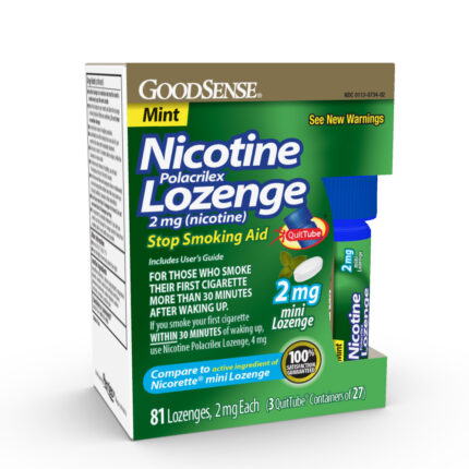 Goodsense Nicotine Lozenge-Mini 2Mg Mint Sf 81 Ct