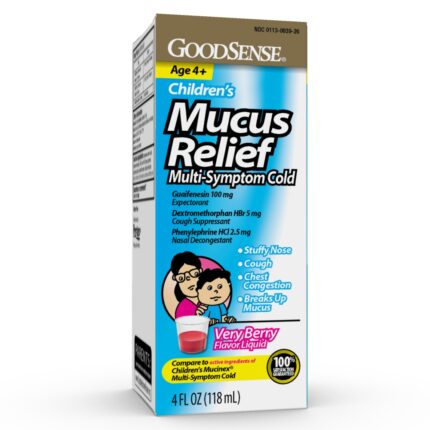 Goodsense Children's Mucus Relief Multi-Symptom Berry 4 Oz