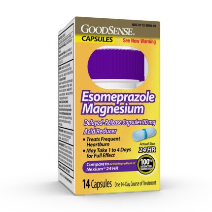 Goodsense Esomeprazole Magnesium 20 Mg 24-Hr Delayed Release Capsules 14 Ct