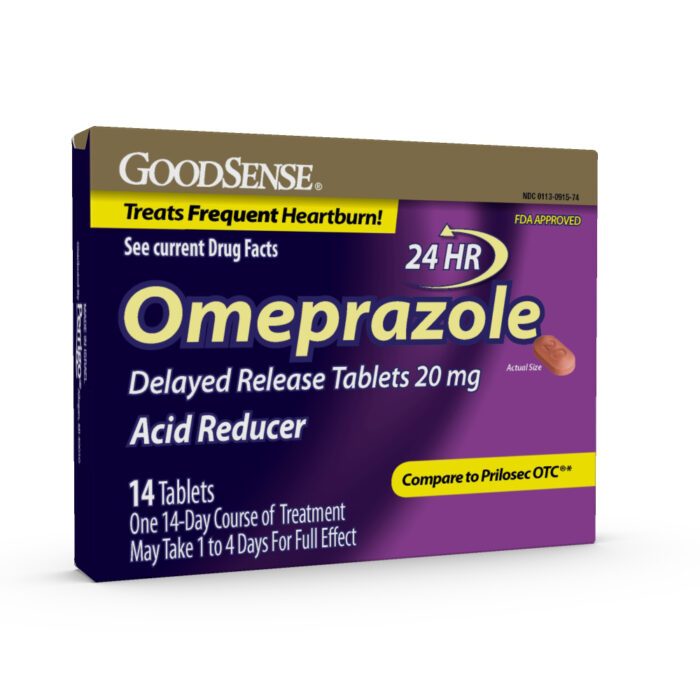 Goodsense Omeprazole 20 Mg Delayed Release Tablets 14 Ct - Image 1