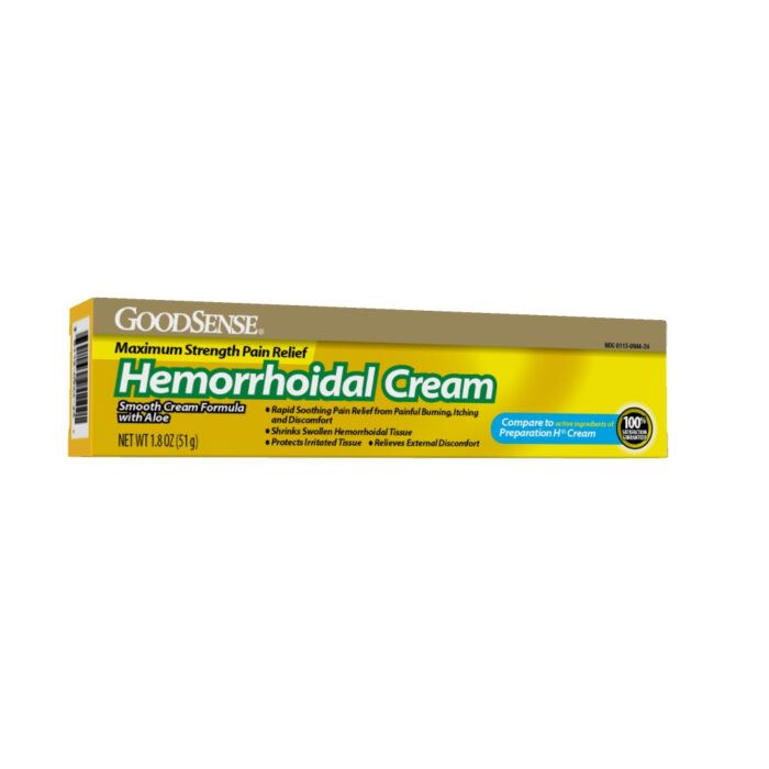 Goodsense Hemorrhoidal Cream Max Strength Pain Relief 1.8 Oz - Image 1