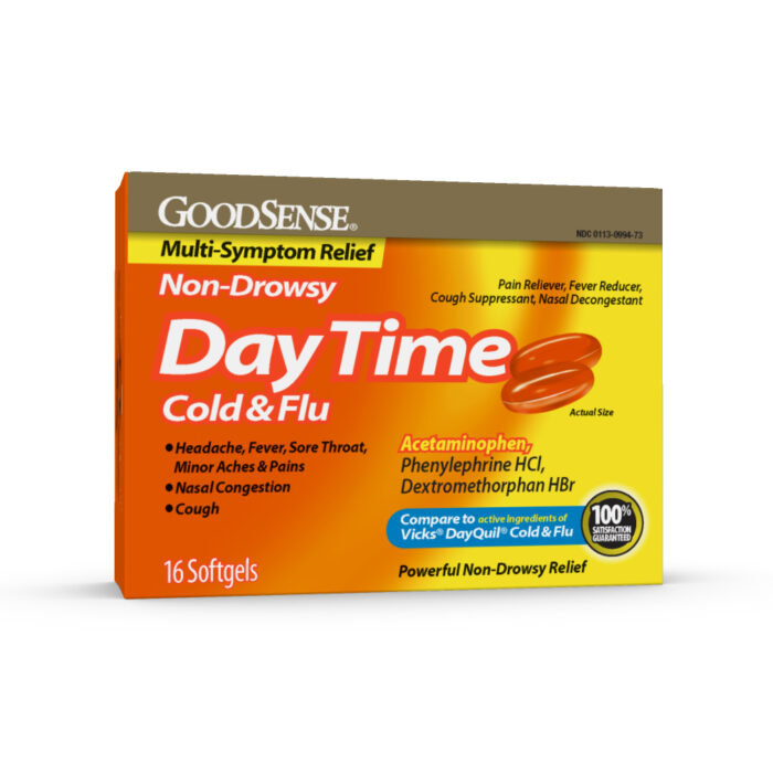 Goodsense Daytime Cold & Flu Multi Symptom Softgels 16 Ct - Image 1