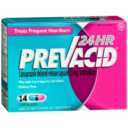Prevacid 24Hr Capsules 14 Ct