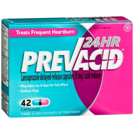 Prevacid 24Hr Capsules 42 Ct