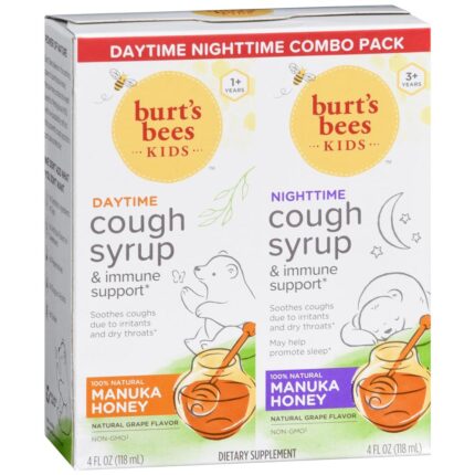 Burt'S Bees Kids Day/Night Cgh Syrp 2/4Oz