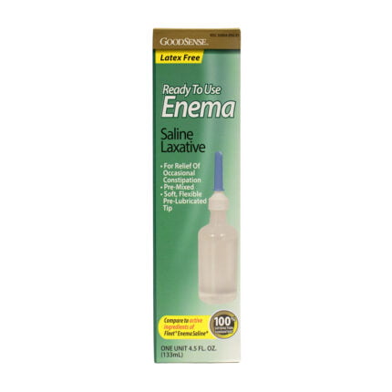 Goodsense Ready To Use Enema Saline Laxative - Single 4.5 Oz