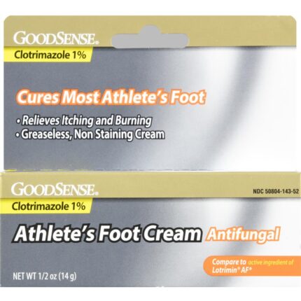 Goodsense Athletes Foot Crm Clotrimazole 0.5 Oz